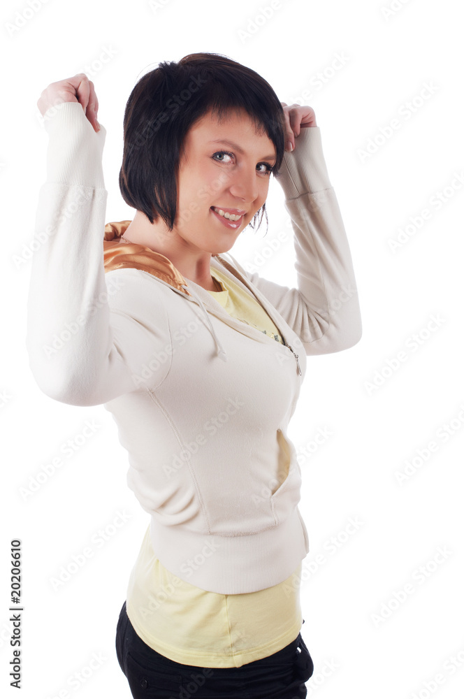 young sporting brunette young sporting brunette