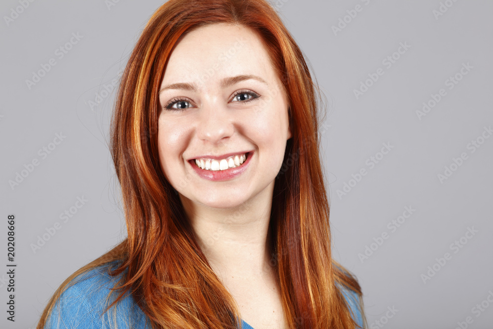 Naklejka premium Portrait of a young woman.