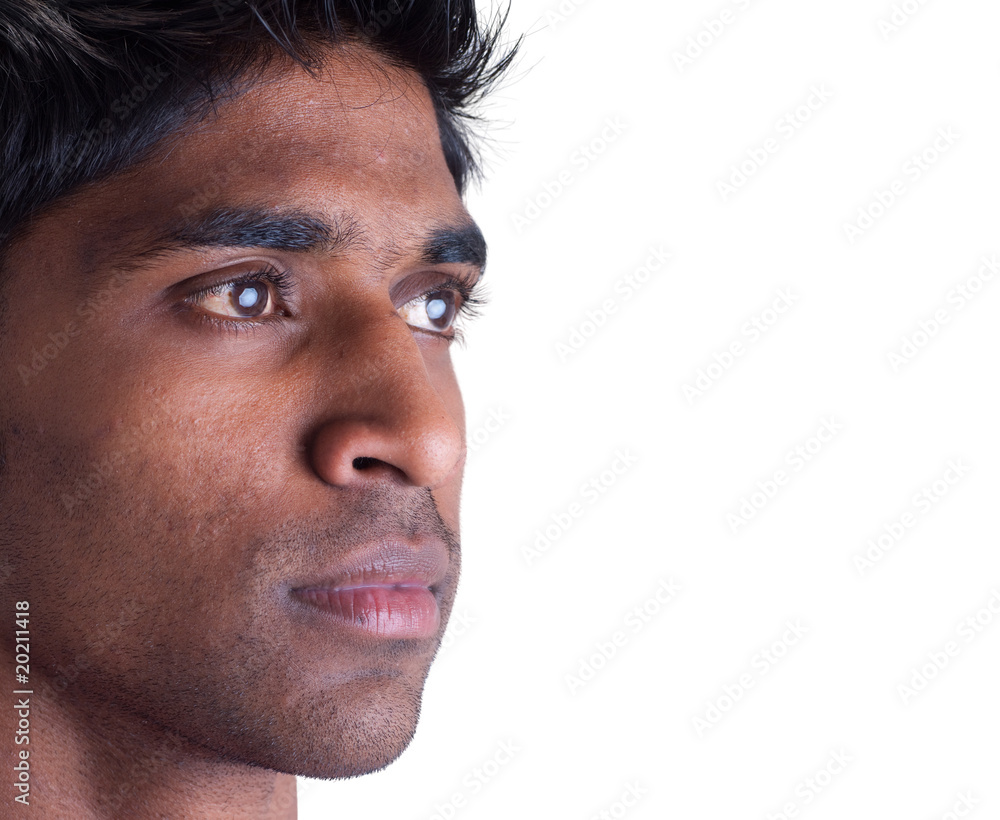 Fototapeta premium Young Indian man - isolated on white