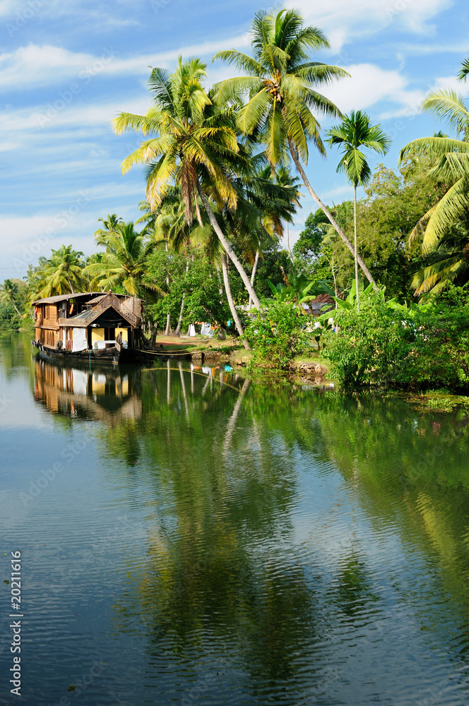India - Kerala canal