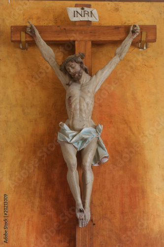 Jesus crucified on the cross