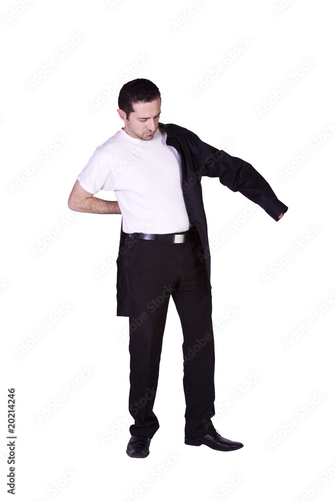 Businessman Dressing Up Businessman Dressing Up