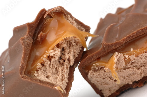 chocolate and caramel bars