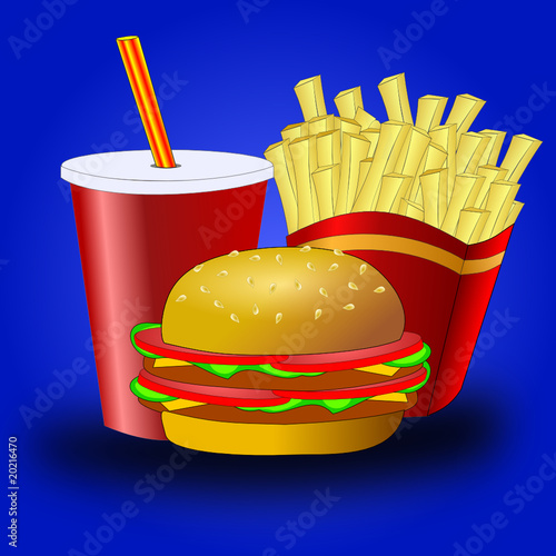 Fast food vector
