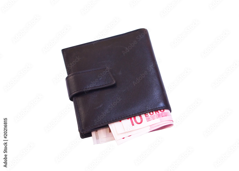 wallet with euro