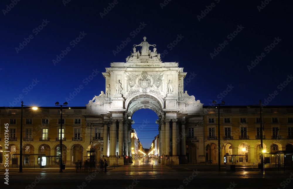 Fototapeta premium Lissabon, Arco Triunfal