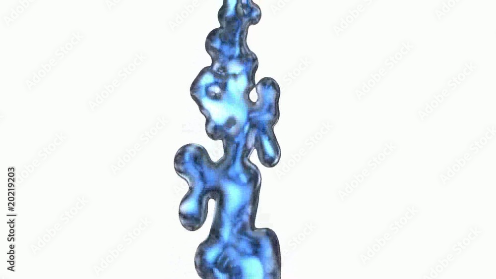 agua cayendo a chorro