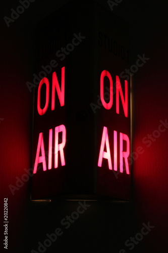 On Air Sign Vertical