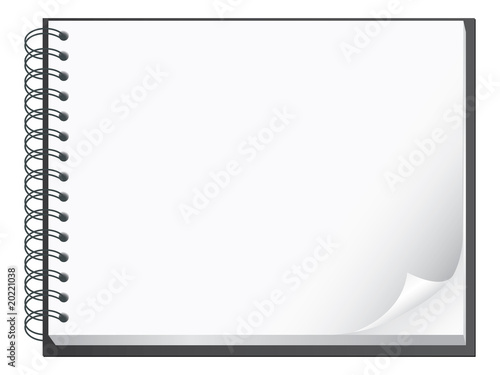 Spiral bound memo pad