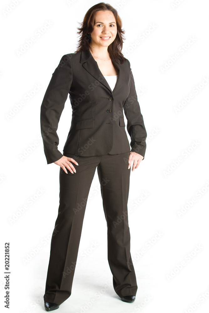 business woman standing business woman standing