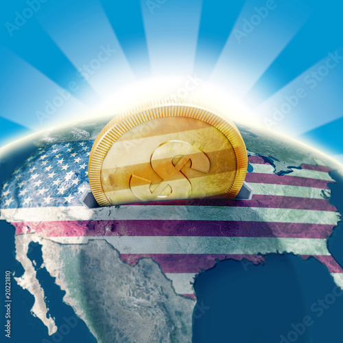 USA moneybox