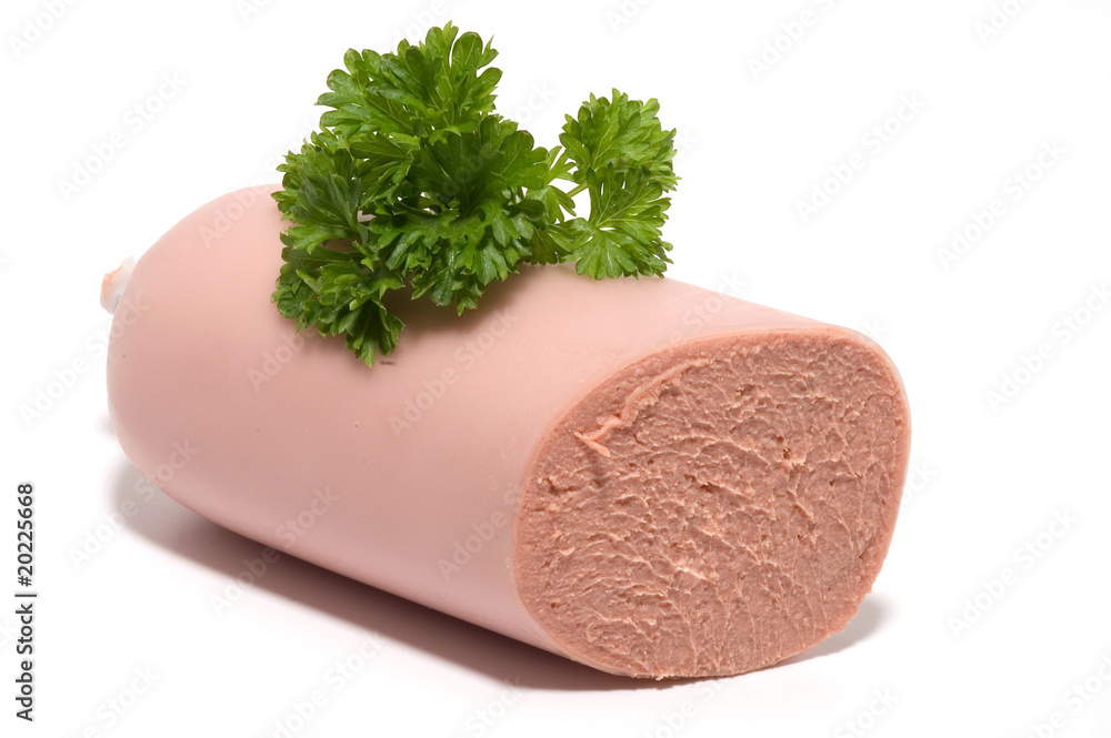 Feine Kalbsleberwurst Stock Photo Adobe Stock