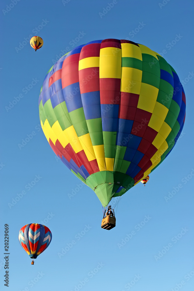 Naklejka premium Hot air balloon