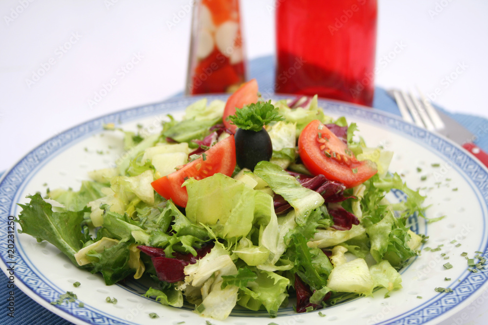 frischer salat frischer salat