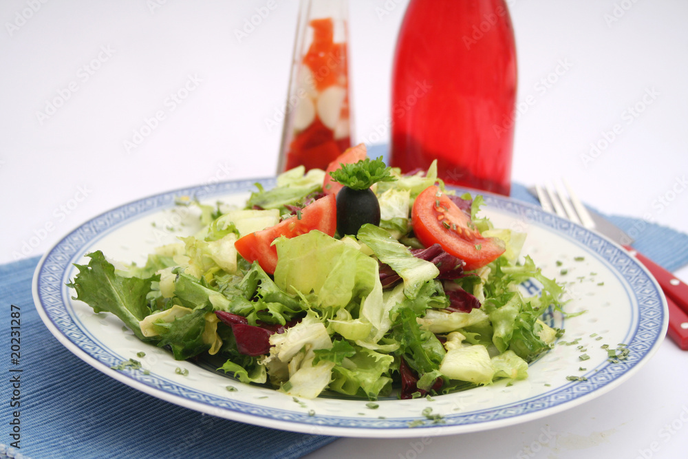 frischer salat frischer salat
