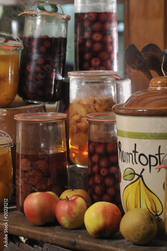 Rumtopf, Früchte, Winter, kalte Jahreszeit