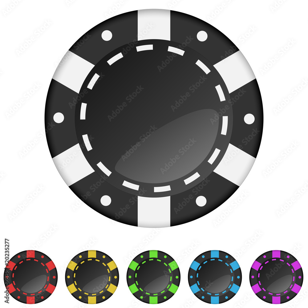 Casino gambling chips isolated on white background. Casino gambling chips isolated on white background.