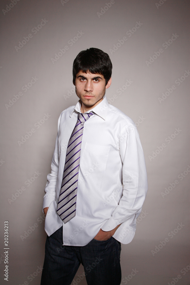 Closeup of a smiling casual business man Closeup of a smiling casual business man