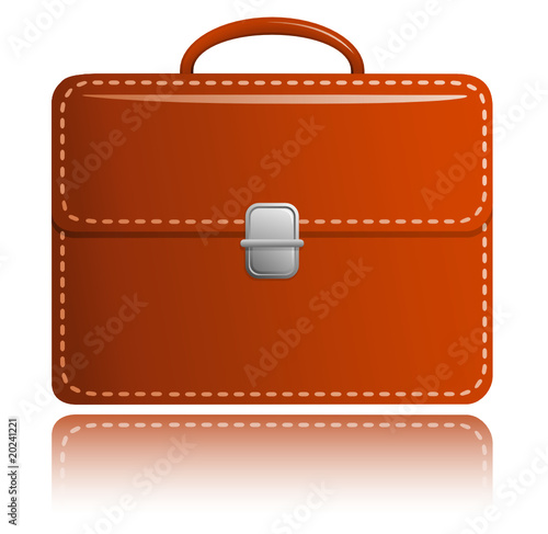 Brown briefcase