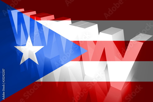 Flag of Puerto Rico www internet