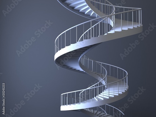Spiral strairs isolated