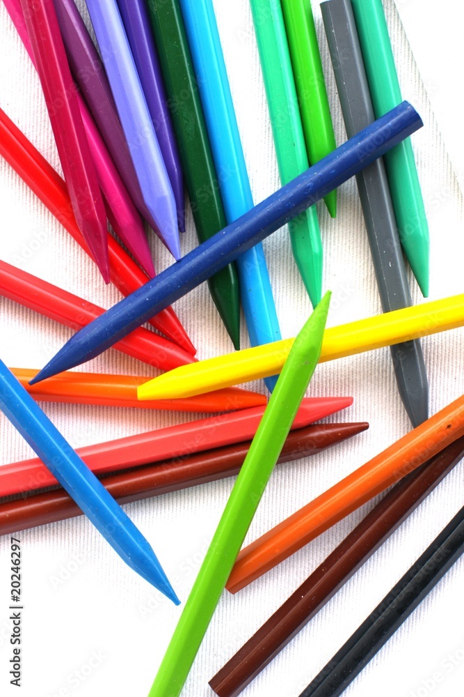 Fototapeta premium crayons melange