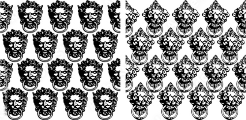 the vector medieval seamless