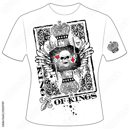 T-Shirt Druck king