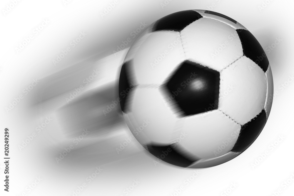 Naklejka premium flying football