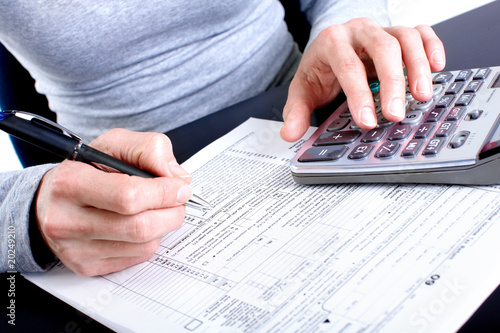 Vászonkép Tax Form