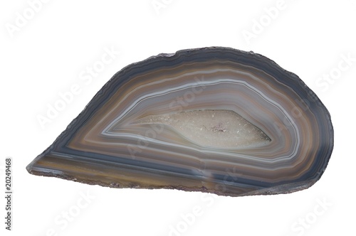 Dark blue agate coming from the Czech republic