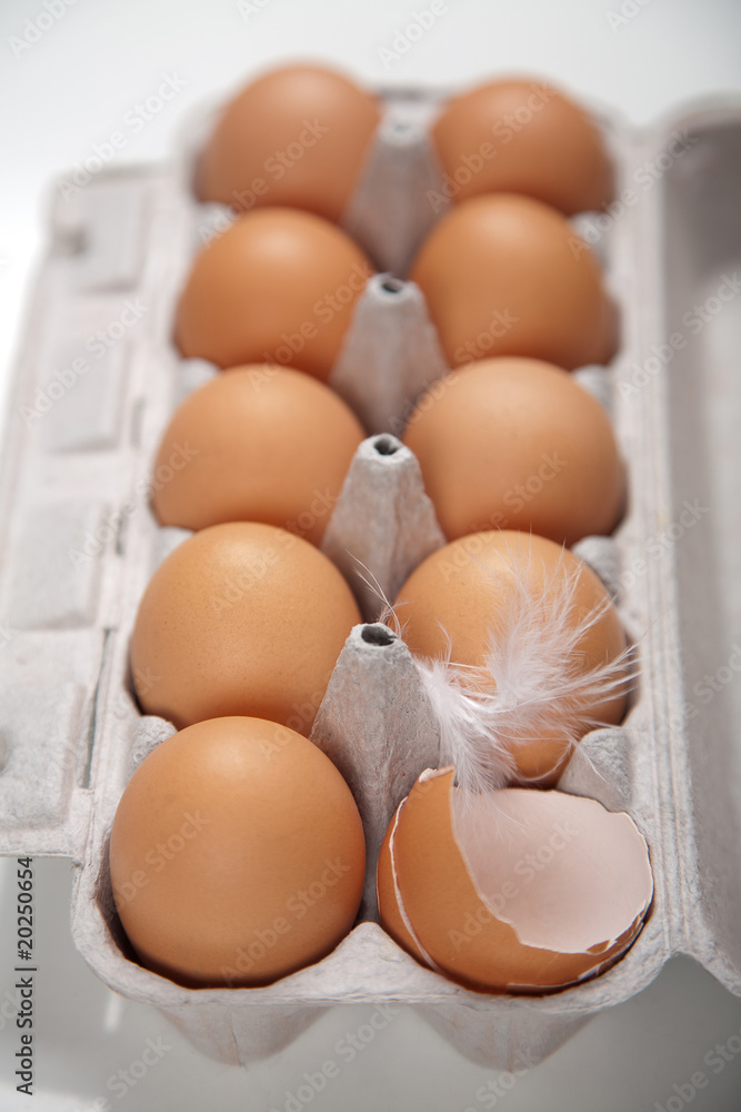 eggs in box eggs in box