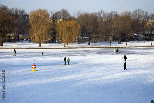 Canvas Print berlin winter