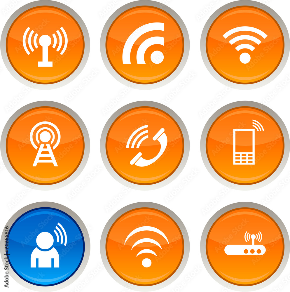 Communication icons. Communication icons.