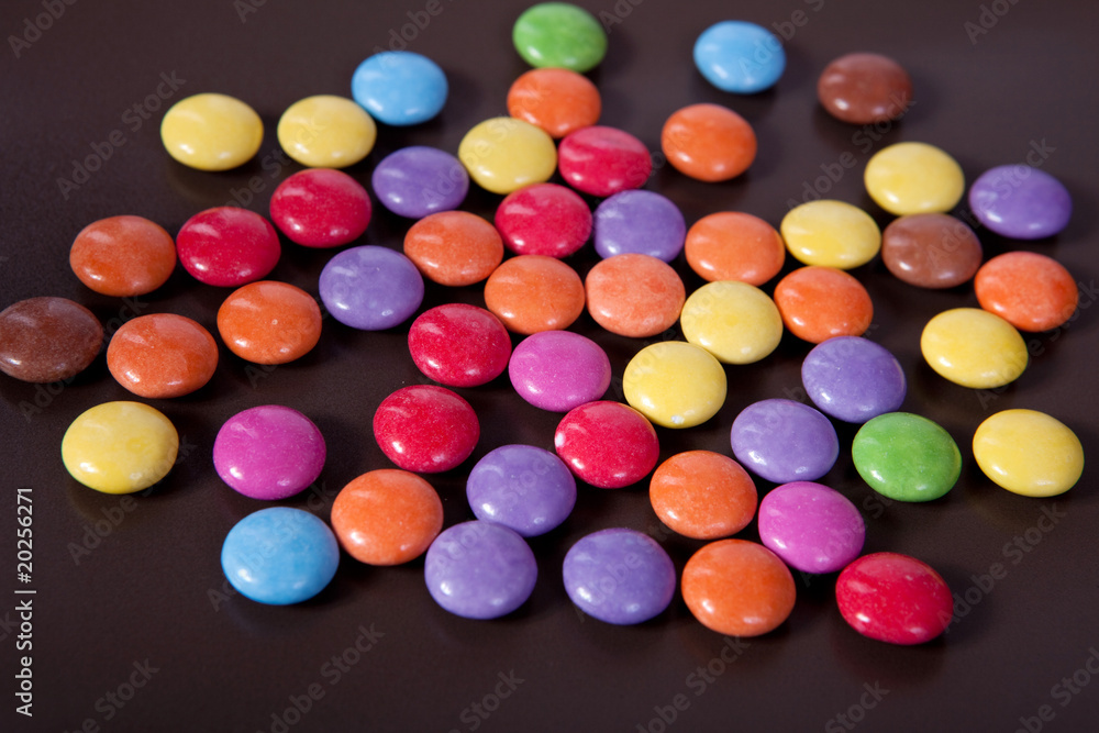 Bonbons colorés Bonbons colorés