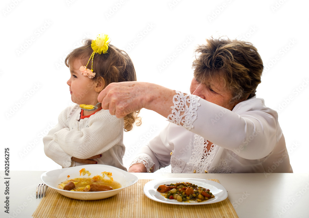 Kind will nicht essen StockFoto Adobe Stock