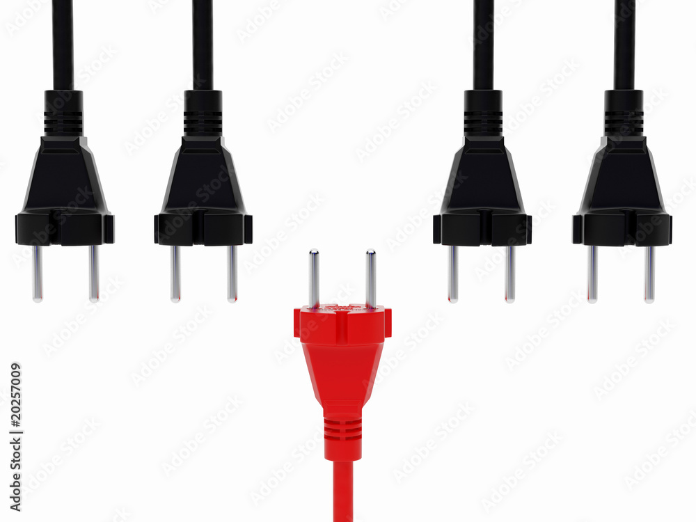 Naklejka premium Power Plug