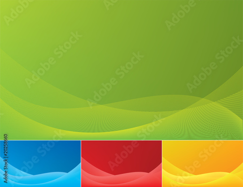 Set of abstract backgrounds