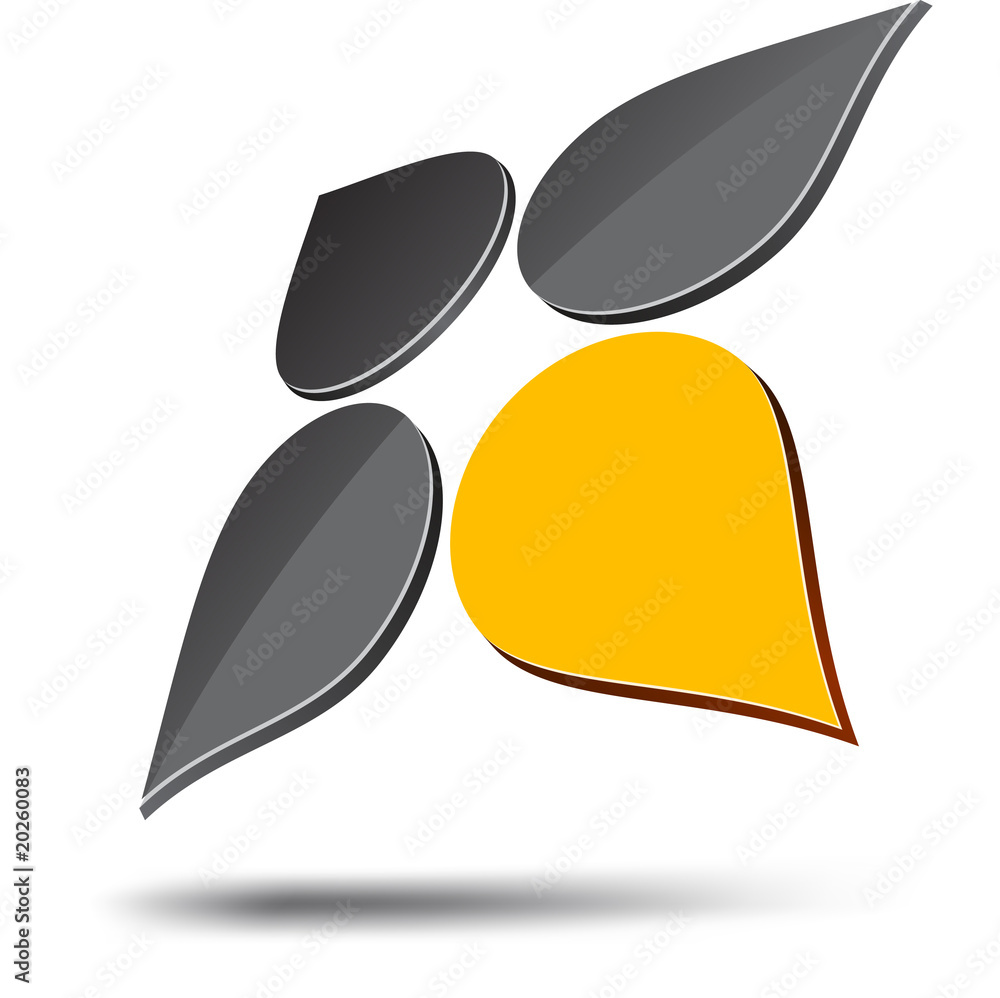 Abstract symbol. Abstract symbol.