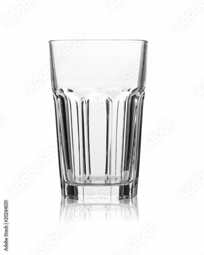 A glass isolated on a white background