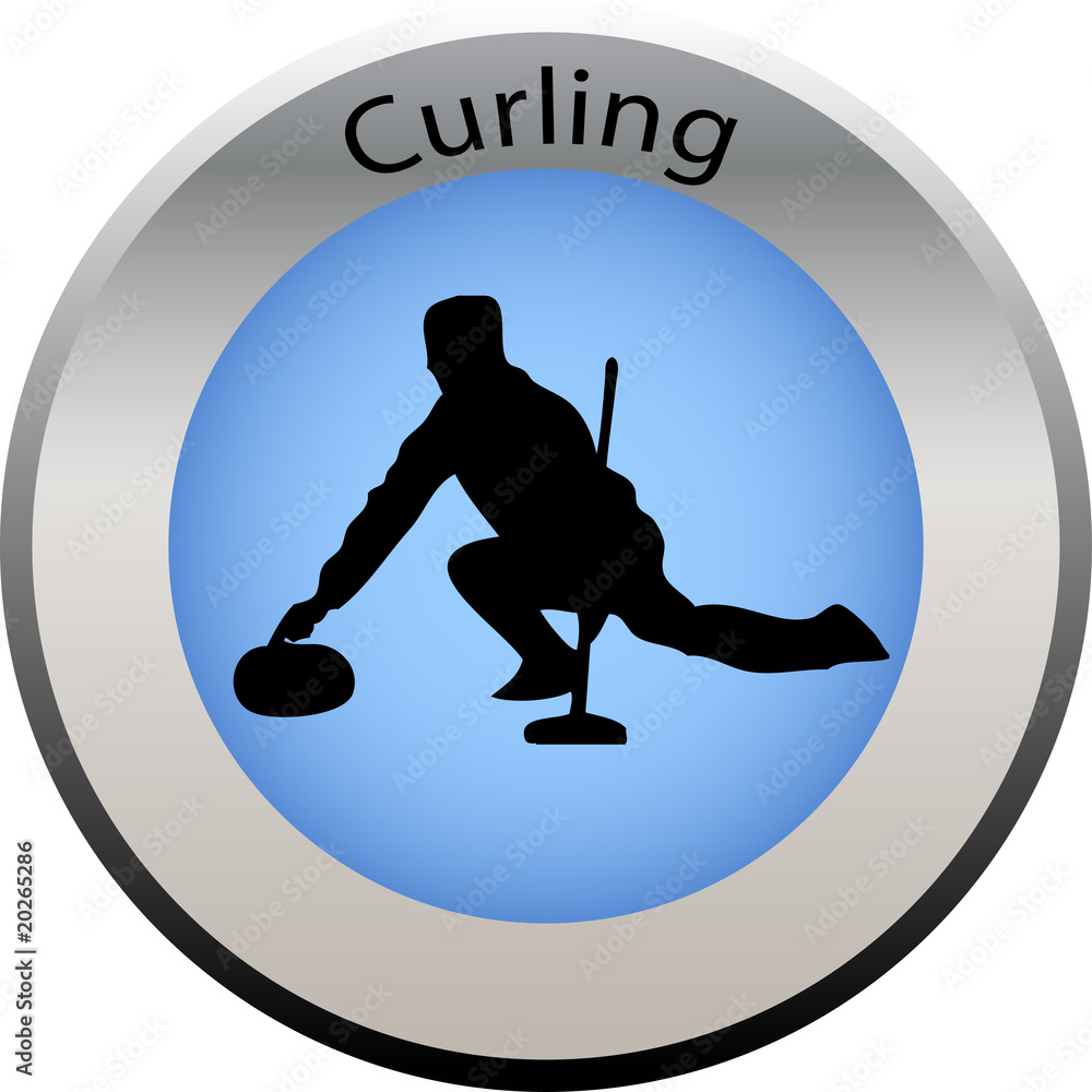 winter game button curling