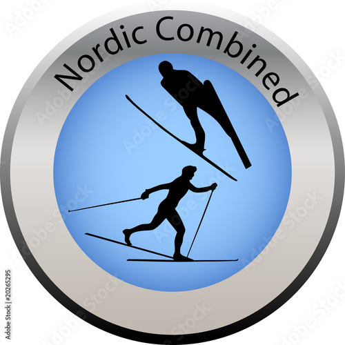 winter game button nordic combined