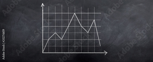 Konstfotografi Stock Graph grid