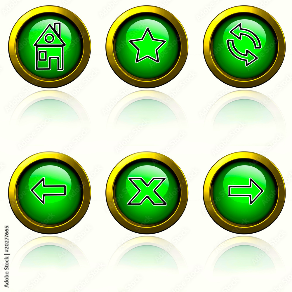 Green buttons Green buttons