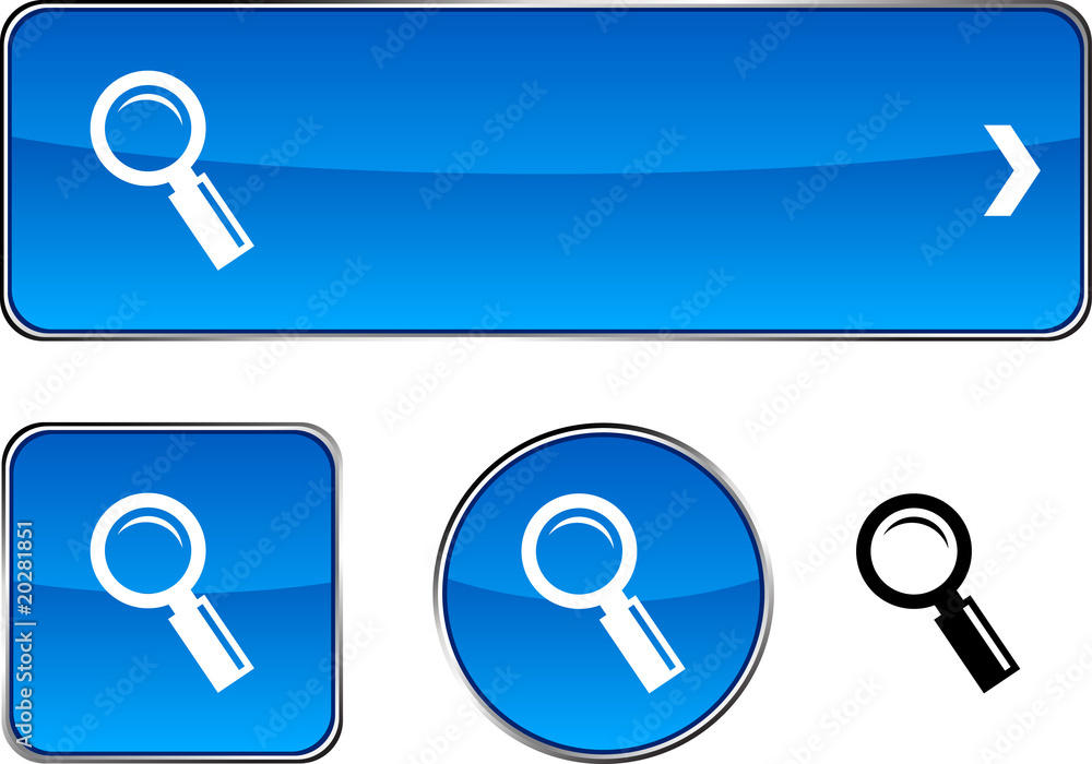 Searching button set. Searching button set.
