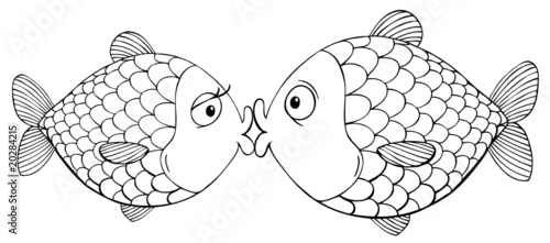 Fische, Pisces, Poissons, Piscis, Sternzeichen, Tierkreiszeichen