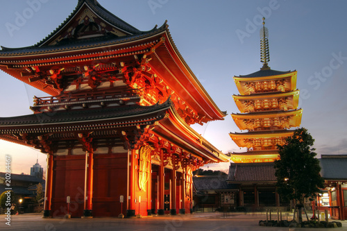 Senso-ji Temple, Asakusa, Tokyo, Japan (HDR Image) #20284467