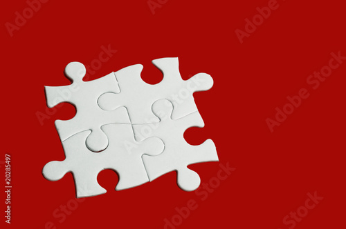 Puzzleblock aus 4 Teilen