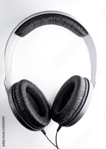 Wallpaper Mural Headphones isolated on the white background Torontodigital.ca