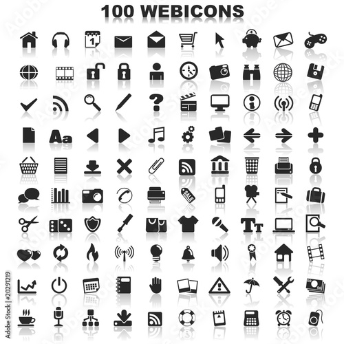 100 top webicons photo
